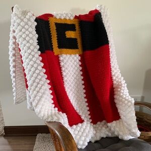 {Handmade} Santa blanket